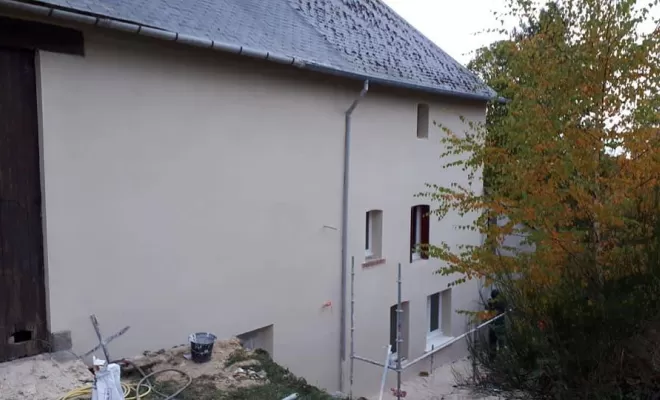 Rénovation de façade, Guéret, Furlan Maçonnerie